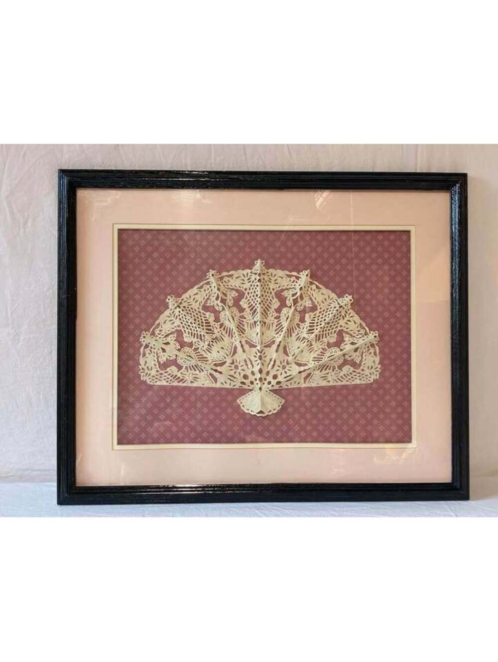 Shadowbox Framed cut paper Fan Art